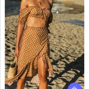 Seven wonders the label Julia top and wrap skirt